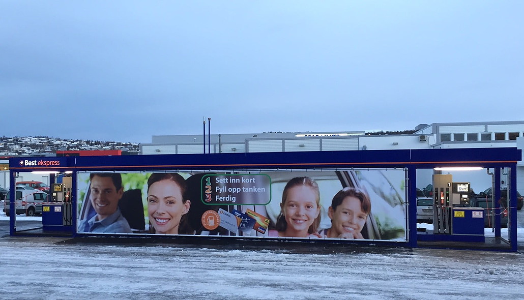 Krampitz gas station container in Tromso city (1)