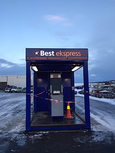 Contenedor de gasolinera Krampitz en la ciudad de Tromso (2)