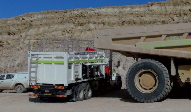 Lube skids & Fuel Skids: Bergbau Dumper Service