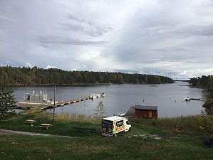 Tankstelle für Boote in Schweden
