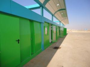 Station-service Krampitz avec bureau en Arabie Saoudite