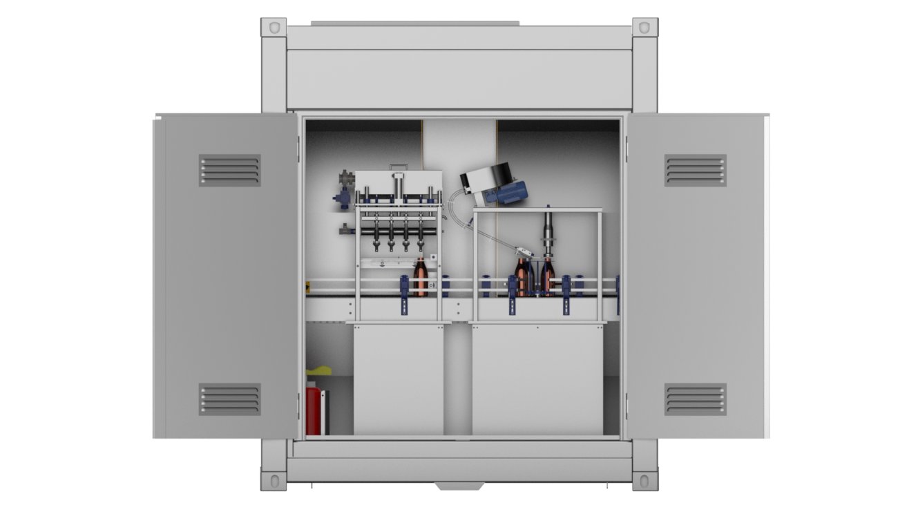 Contenedor cisterna con sistema de llenado integrado - KCD-MA