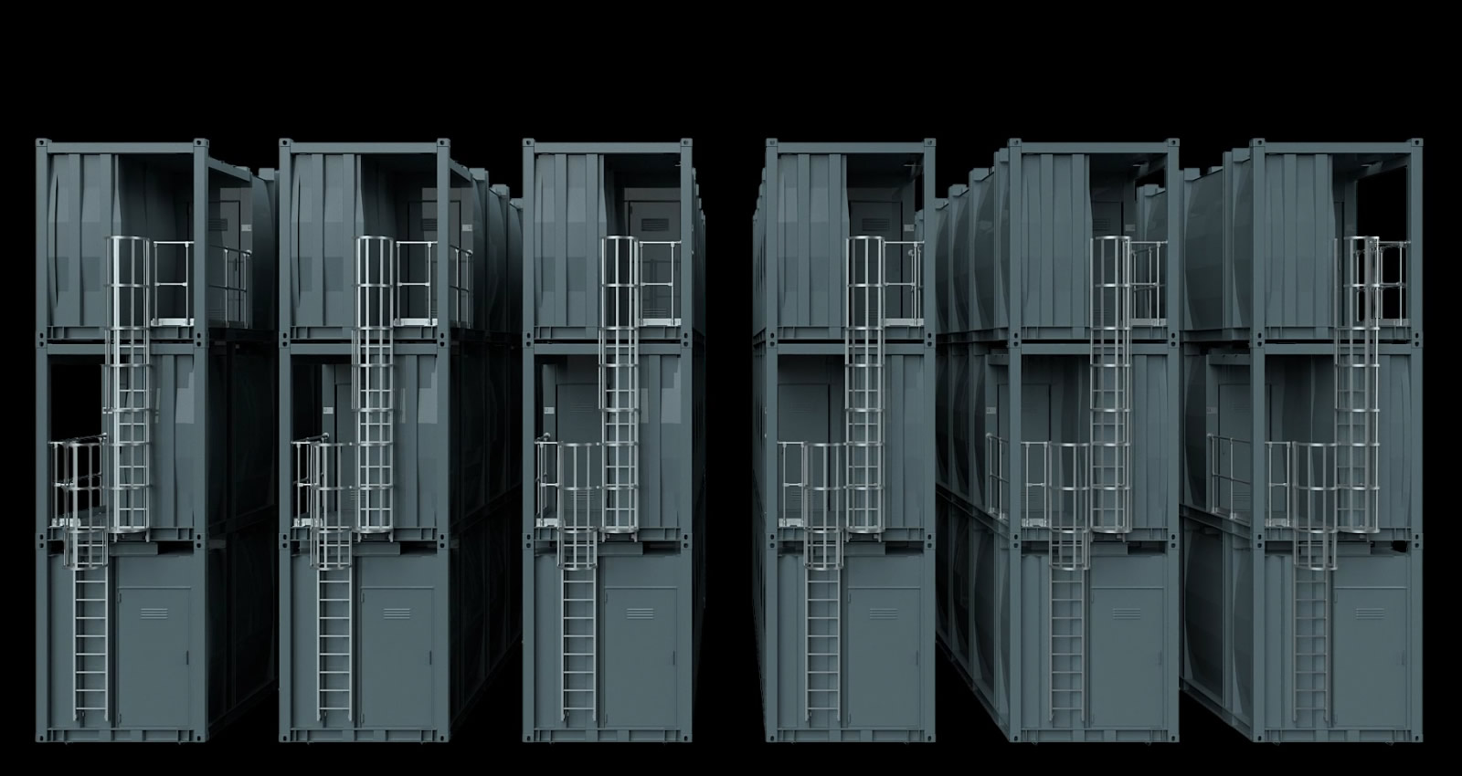 Stackable tank containers