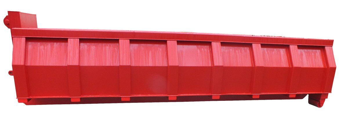 Transport and roll-off container made of stainless steel for foam concentrates