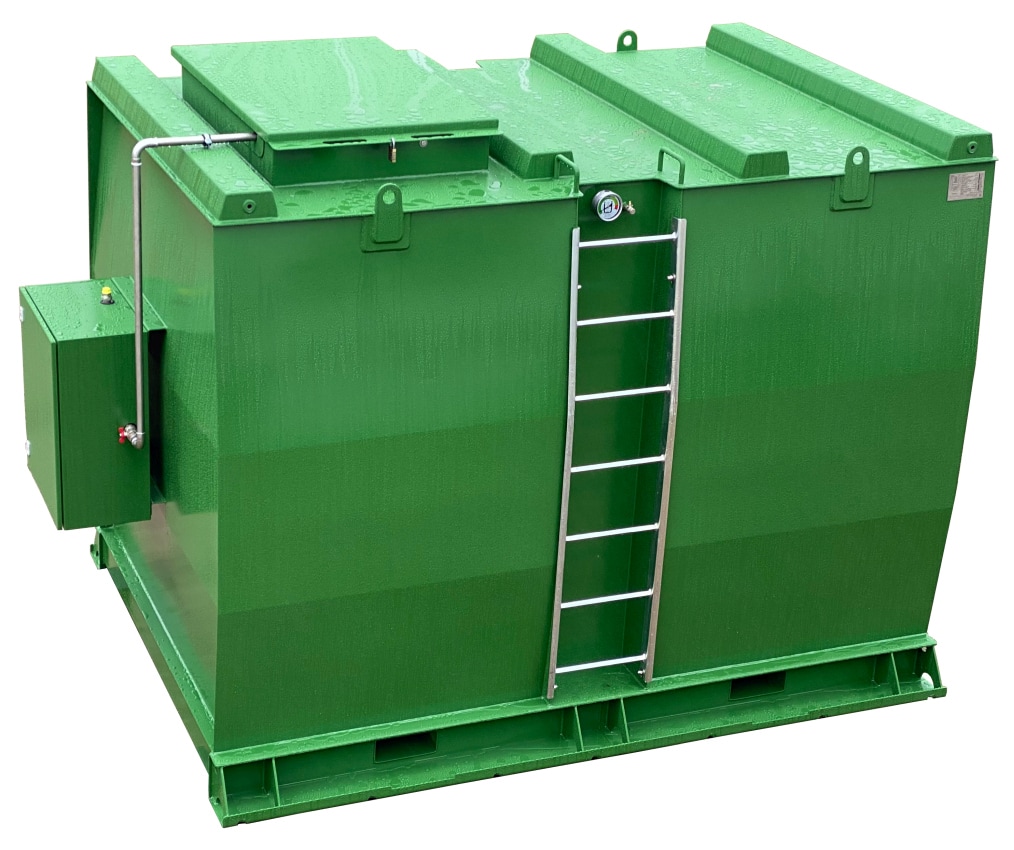 Systèmes diesel d'alimentation de secours avec réservoir d'alimentation KTD-F de 10000 1 litres (XNUMX)